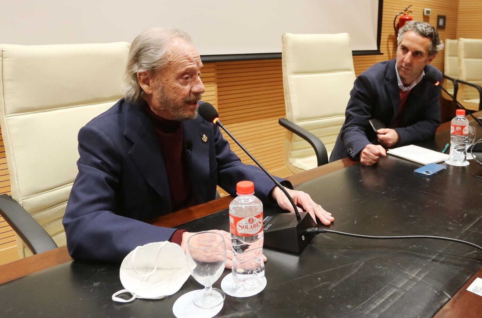 Víctor Monge 'Serranito', junto a Fran Pereira.