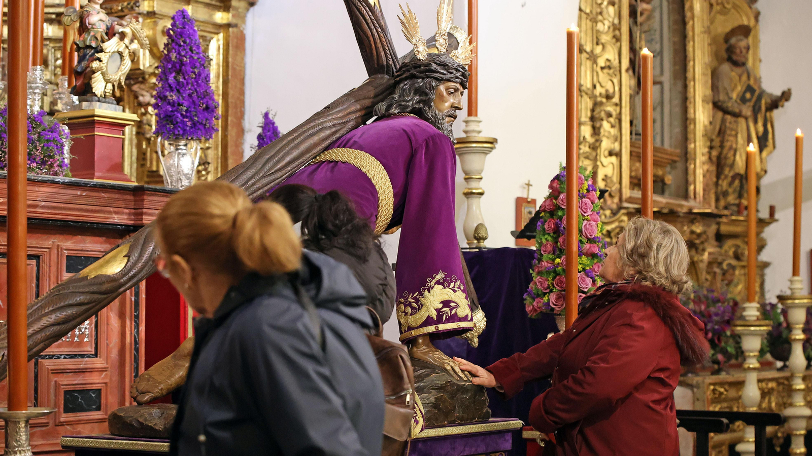 Besapiés y besamanos del primer viernes de marzo de la cuaresma de Jerez