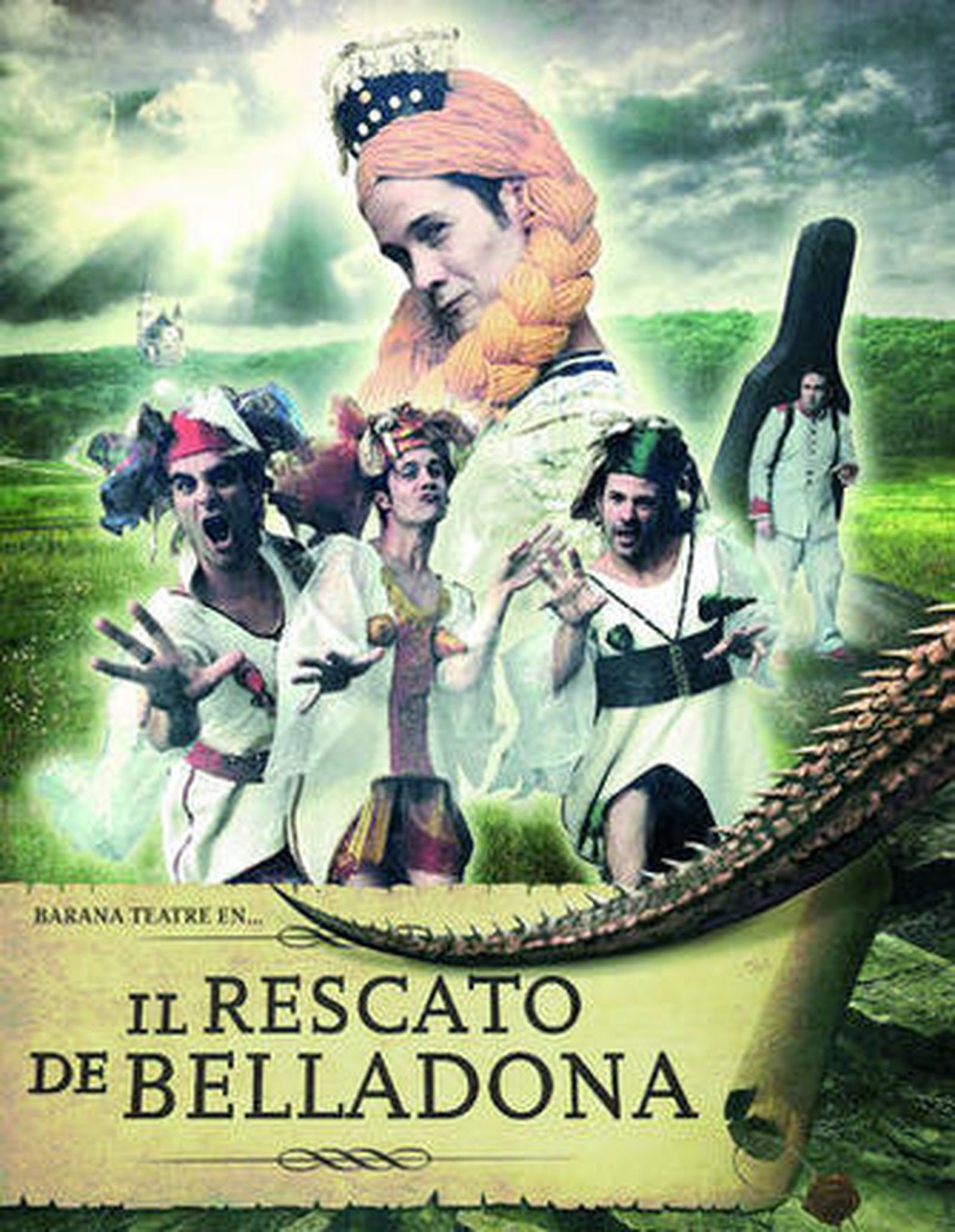Cartel de la obra 'Il rescato de Belladona'.