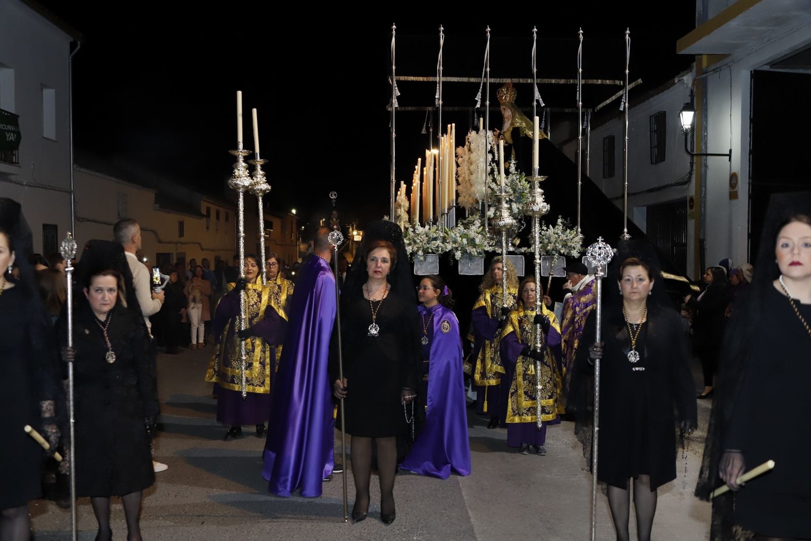 Miércoles Santo en Villanueva de Córdoba: La procesión del Santo Encuentro, en fotografías