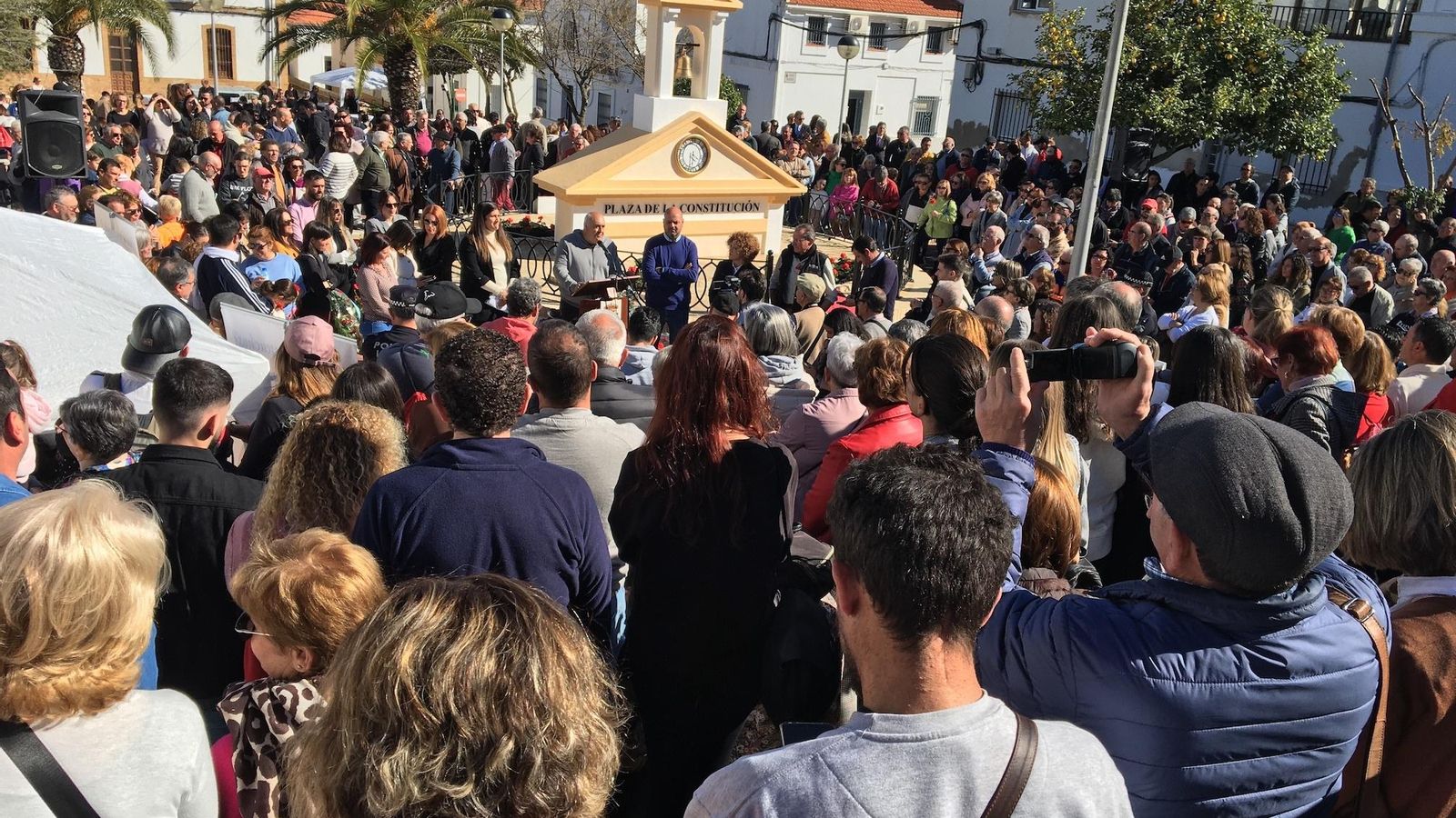 La Plaza de la Constitución abarrotada de público