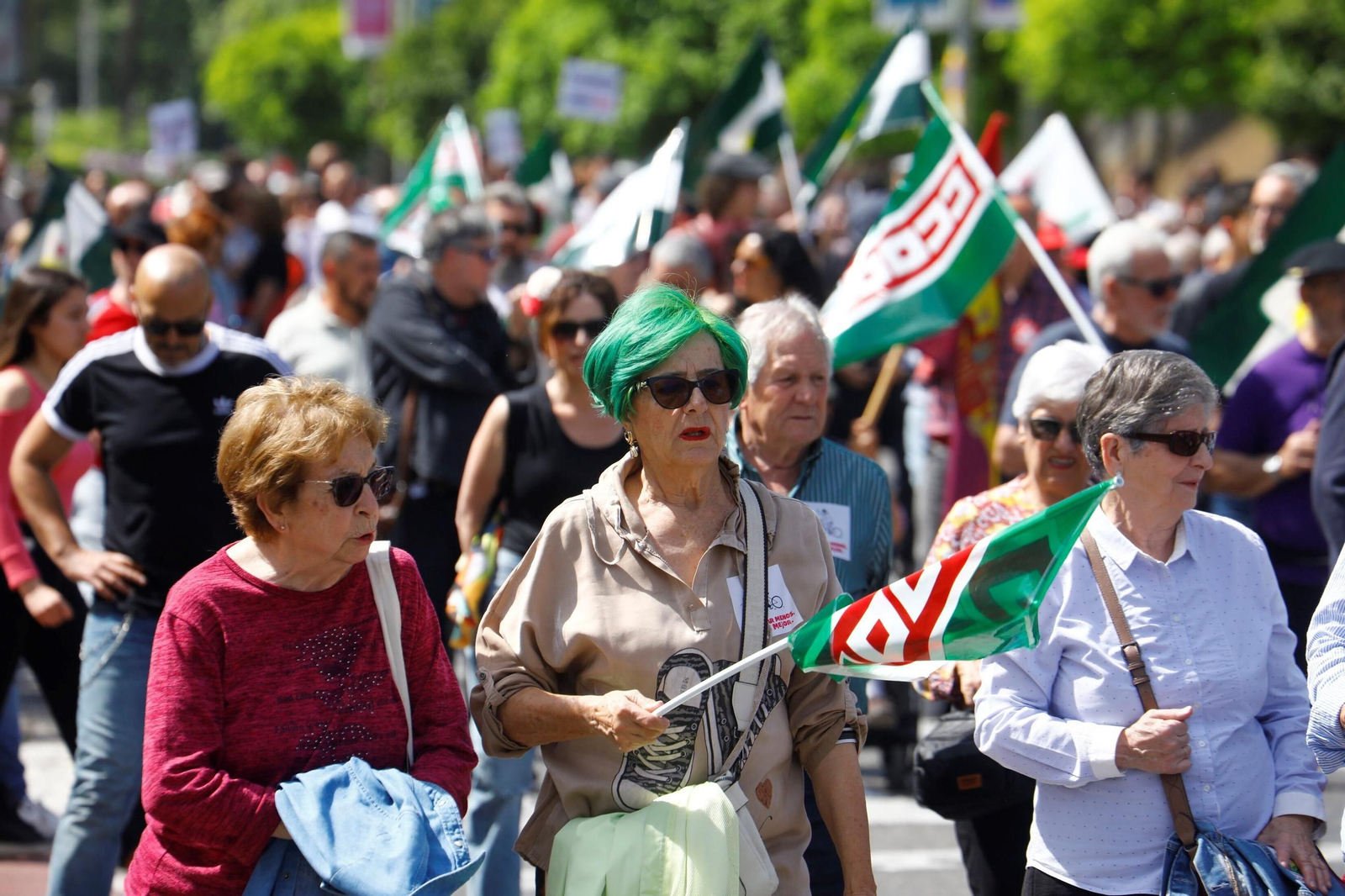 Todas las imágenes de la manifestación del 1 de mayo en Córdoba Todas las imágenes de la manifestación del 1 de mayo en Córdoba