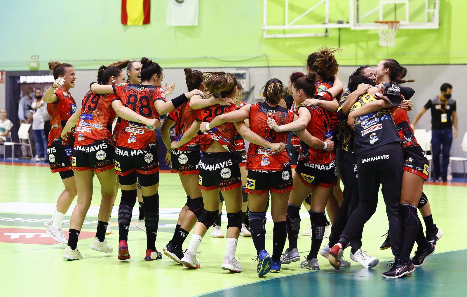 Las jugadoras del Rincón Fertilidad, en la Copa de la Reina.