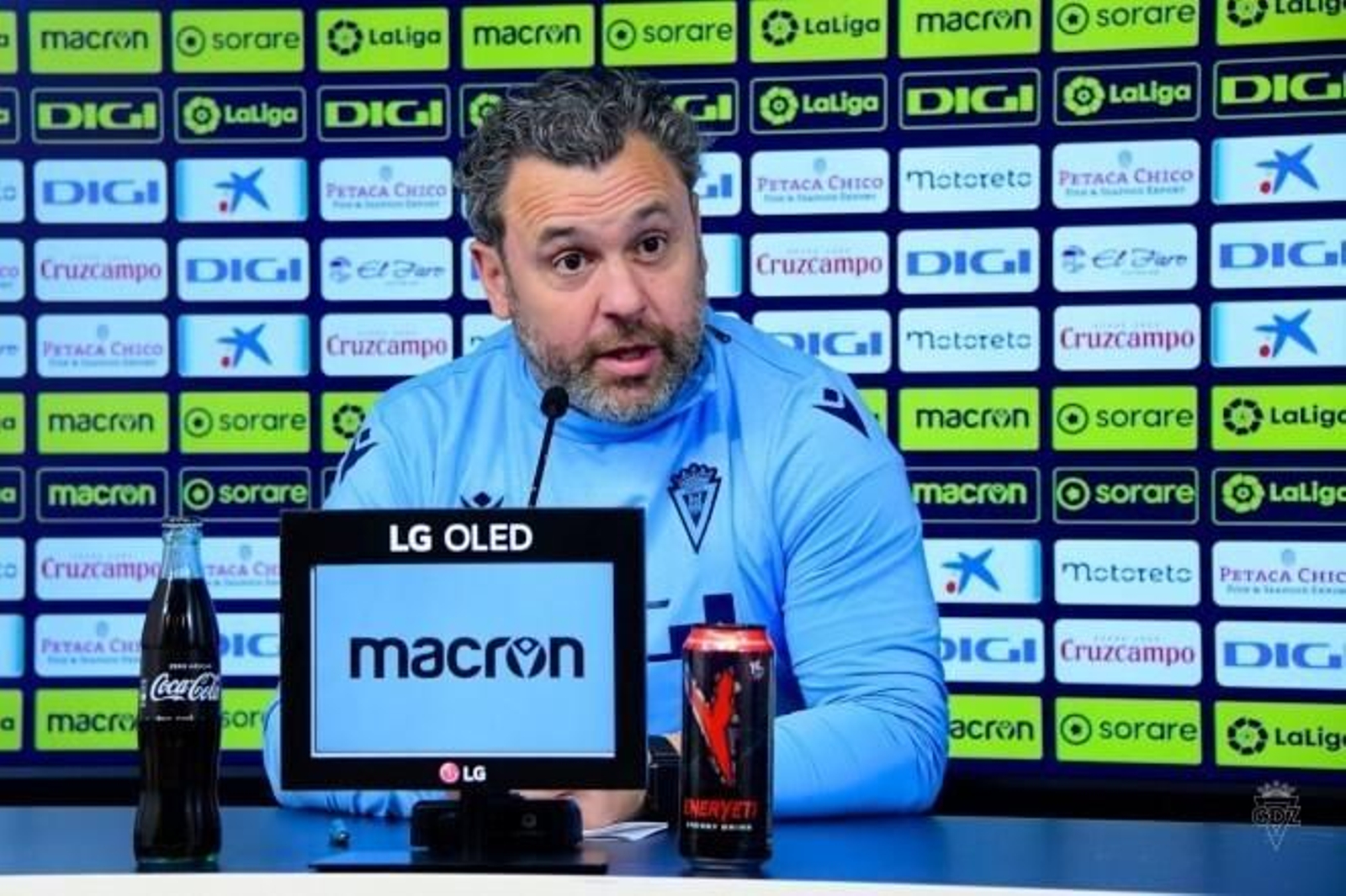 Sergio González durante la rueda de prensa.