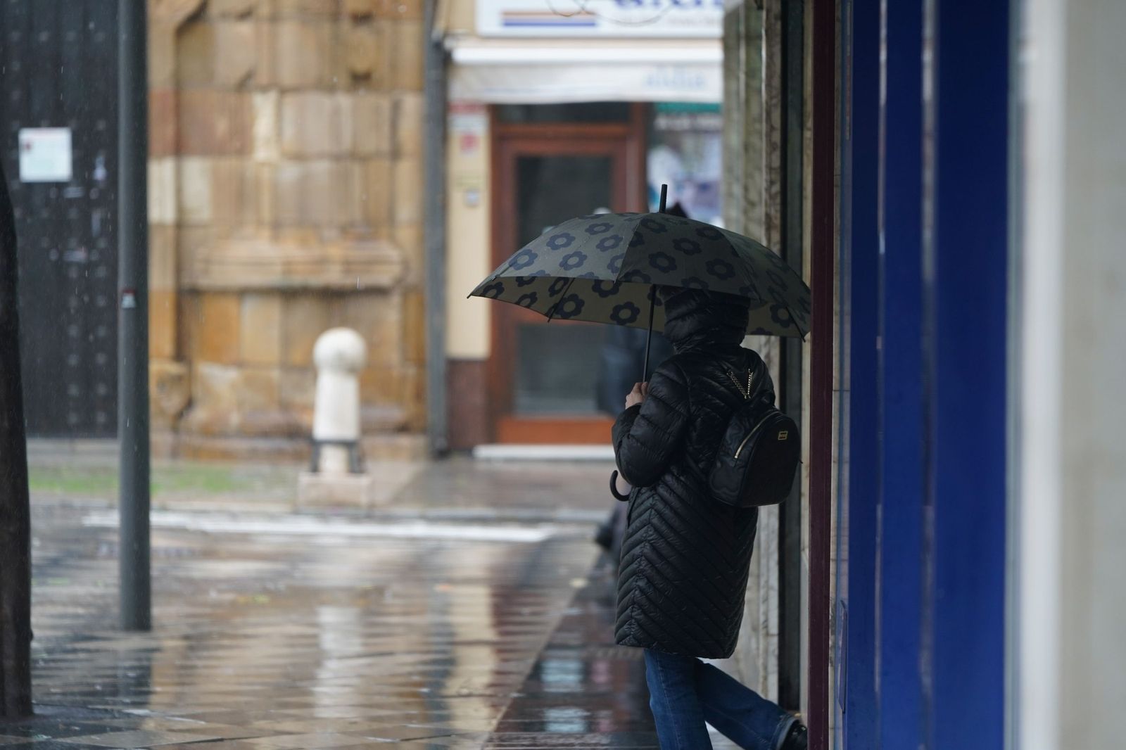 Fotos de las lluvias de la borrasca Leonardo este miércoles en Algeciras