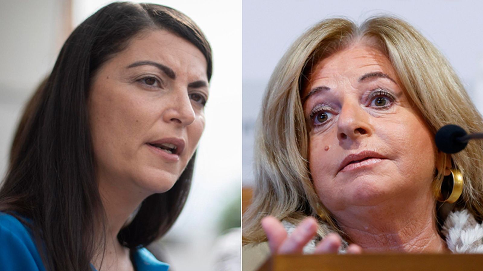 La diputada de Vox y la presidenta de Covite.