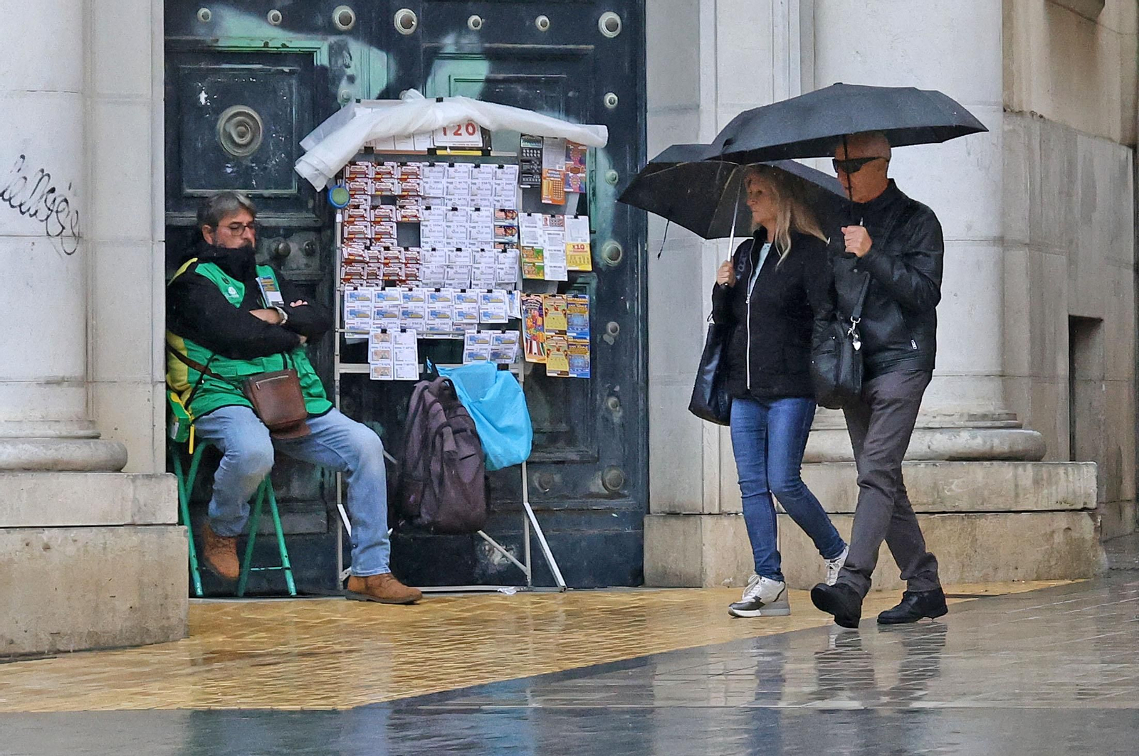 Imágenes del paso de la DANA por Huelva