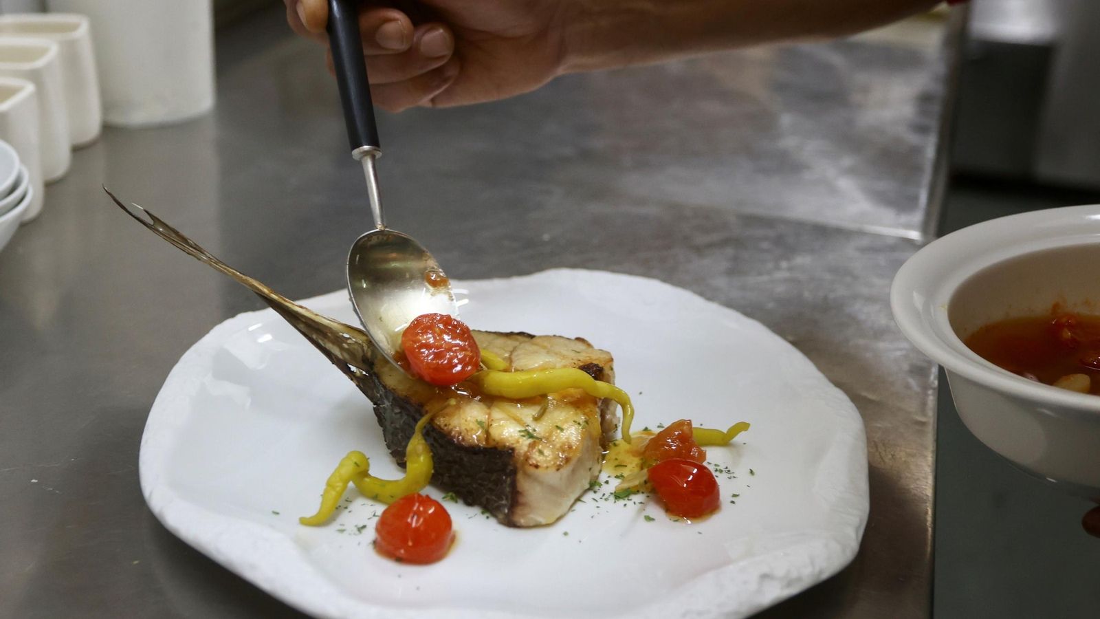 La espineta de corvina.