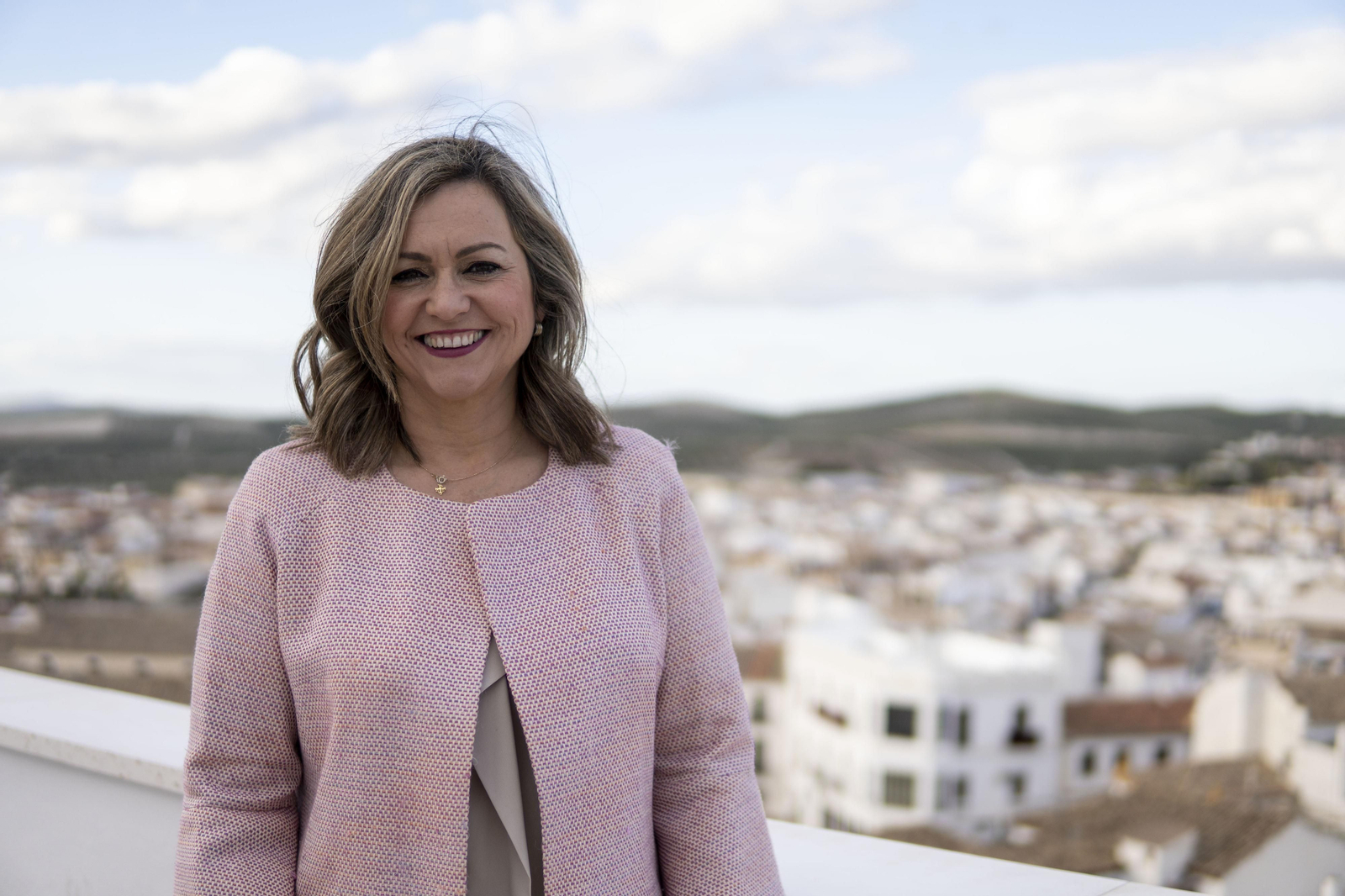 La candidata del PSOE de Baena, María Jesús Serrano.