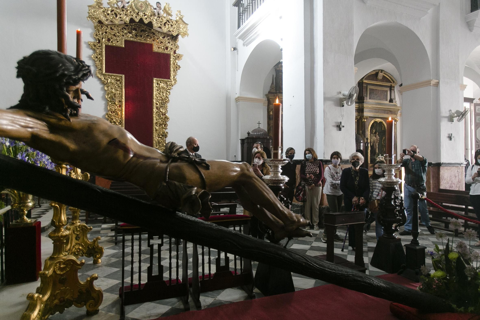 Visitas el viernes Santo en la Iglesia de San Agustín.