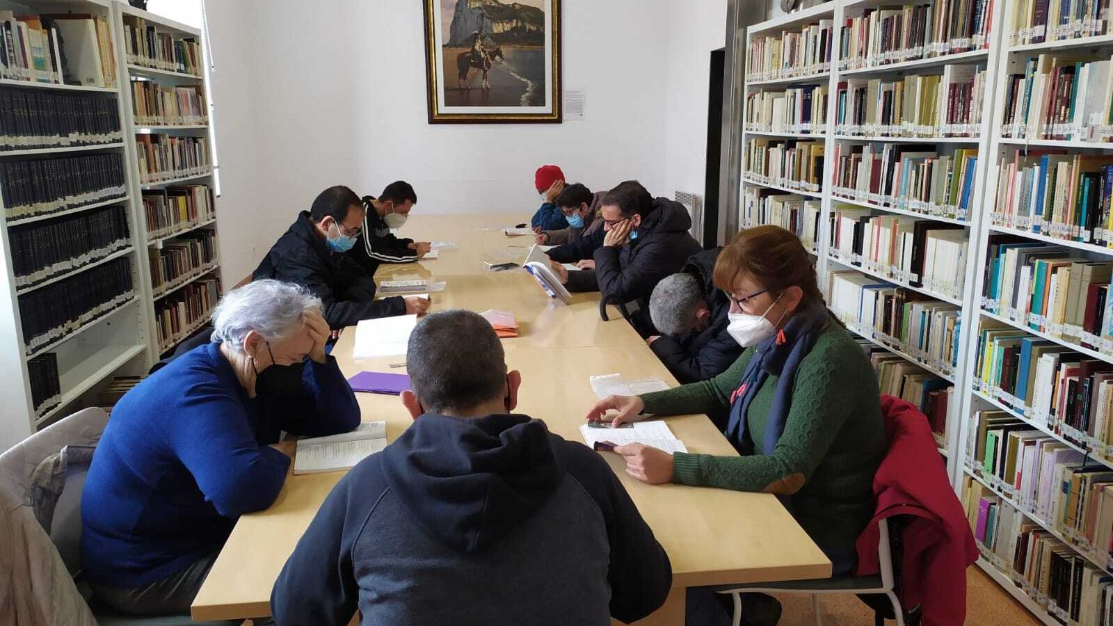 Participantes del Club de Lectura Fácil ‘Los Navegantes’.