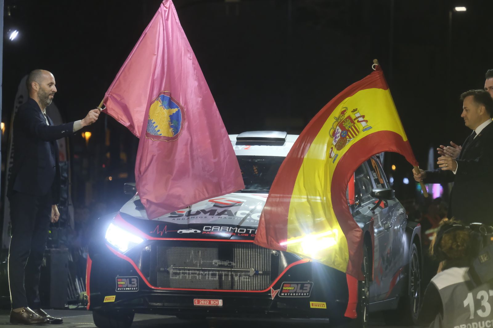 Así ha sido la ceremonia de salida del Rallye Sierra Morena 2023