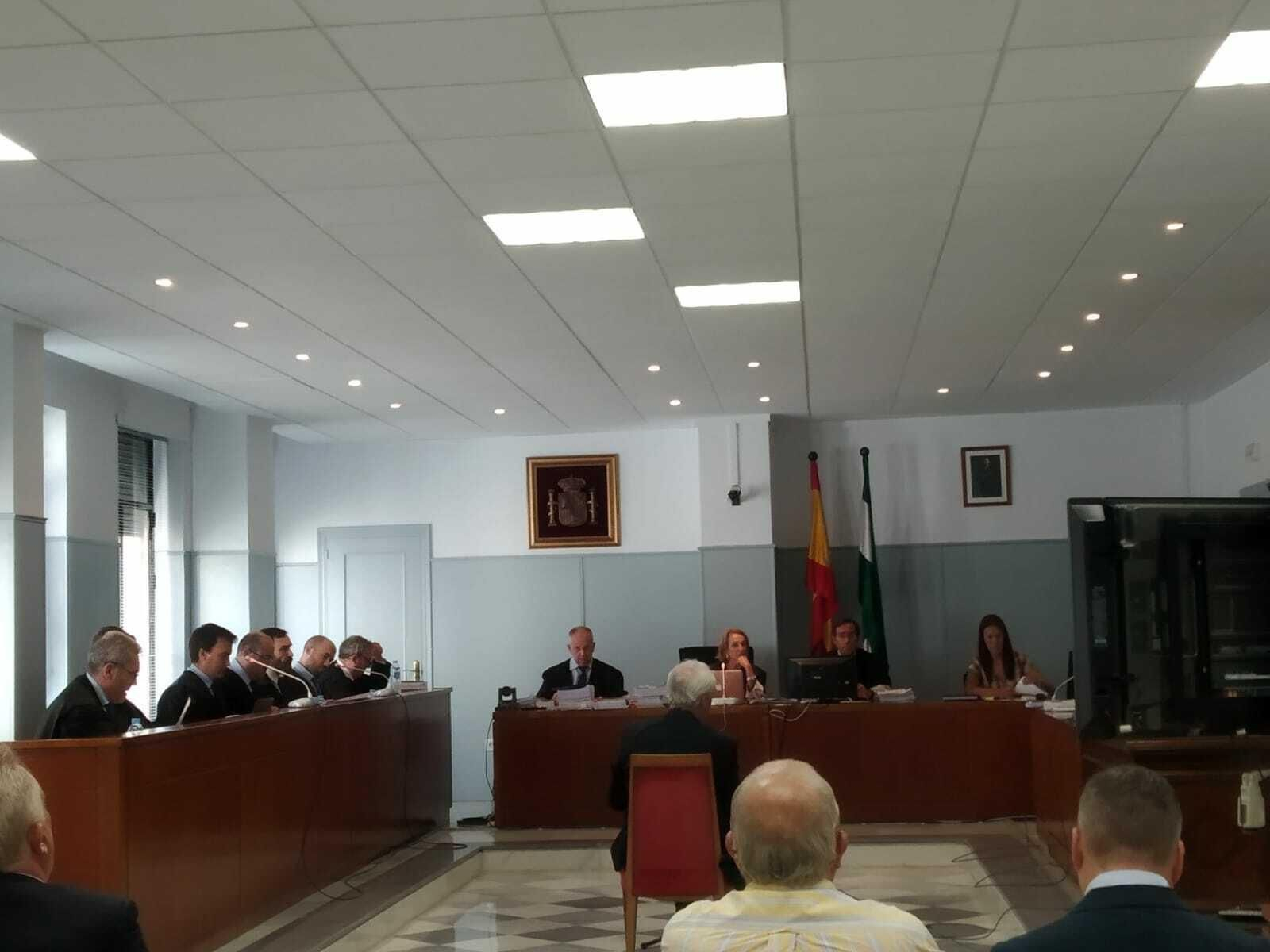 El exabogado del Estado declara ante los magistrados de la Sección Segunda de la Audiencia Provincial de Almería.