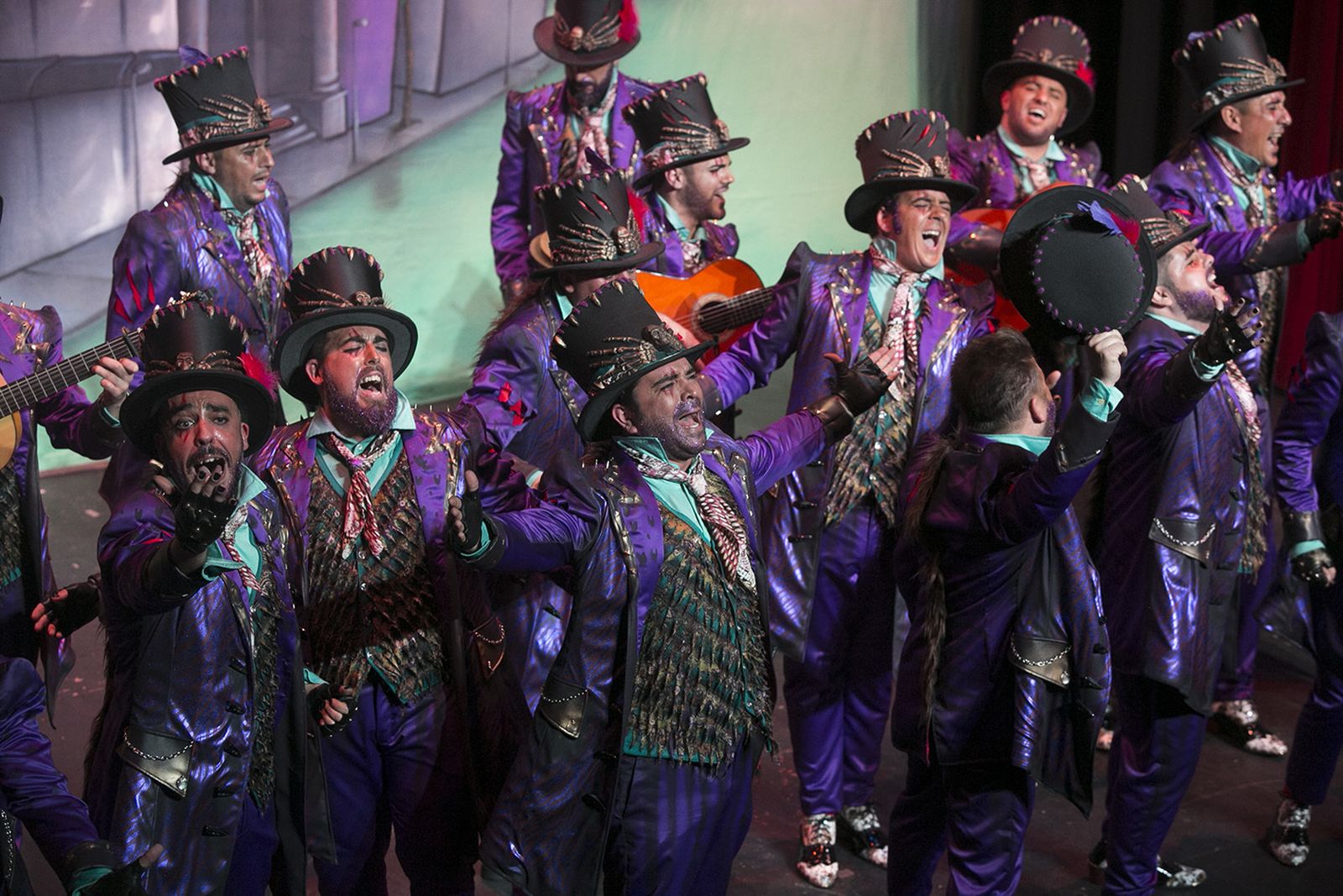 Las imágenes de la octava preliminar del Carnaval Colombino