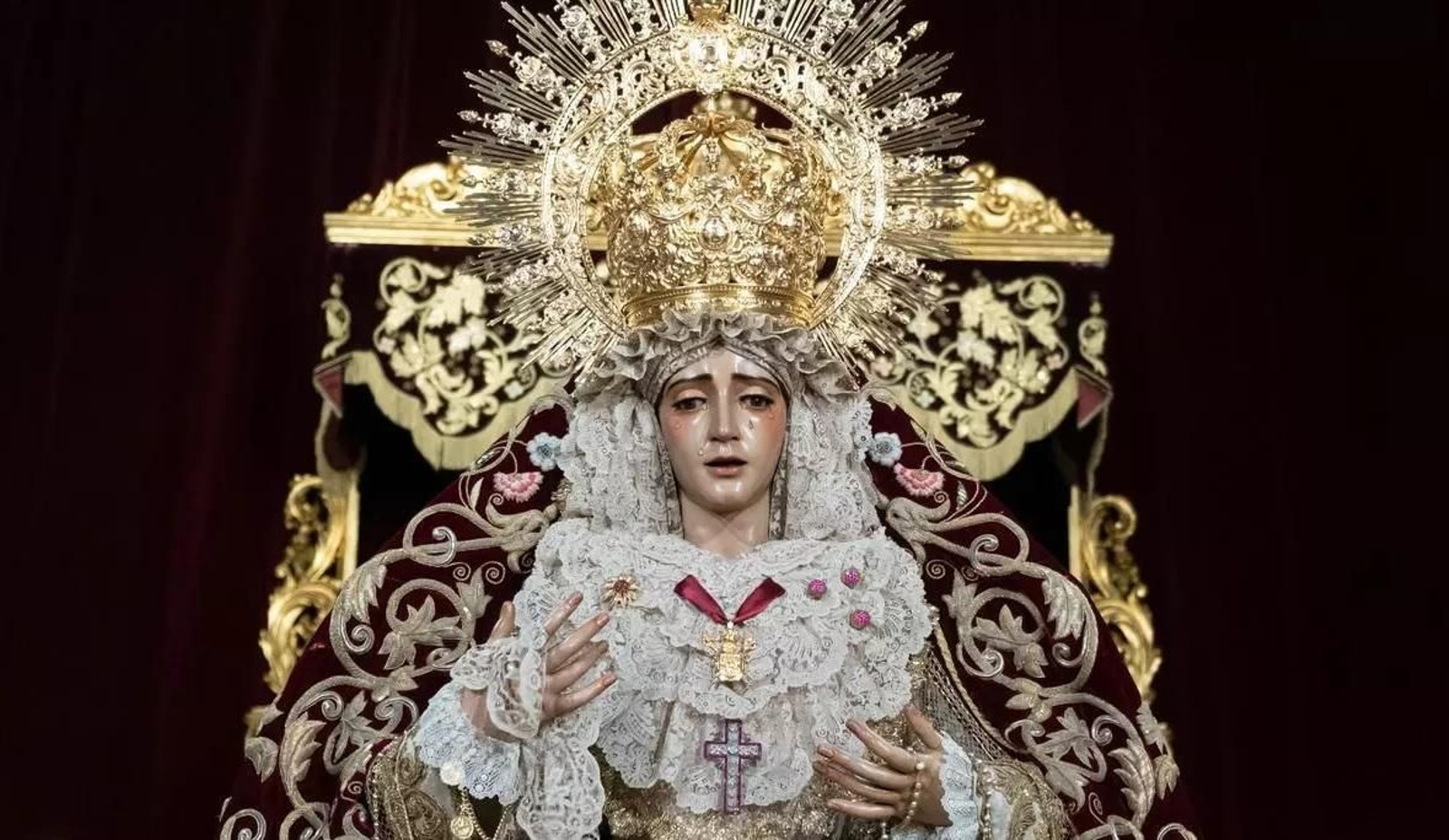 La Virgen del Refugio, titular dolorosa de San Bernardo