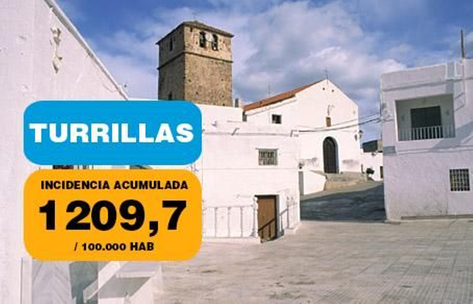 Turrrillas es uno de los municipios con la mayor tasa de incidencia de Almería.