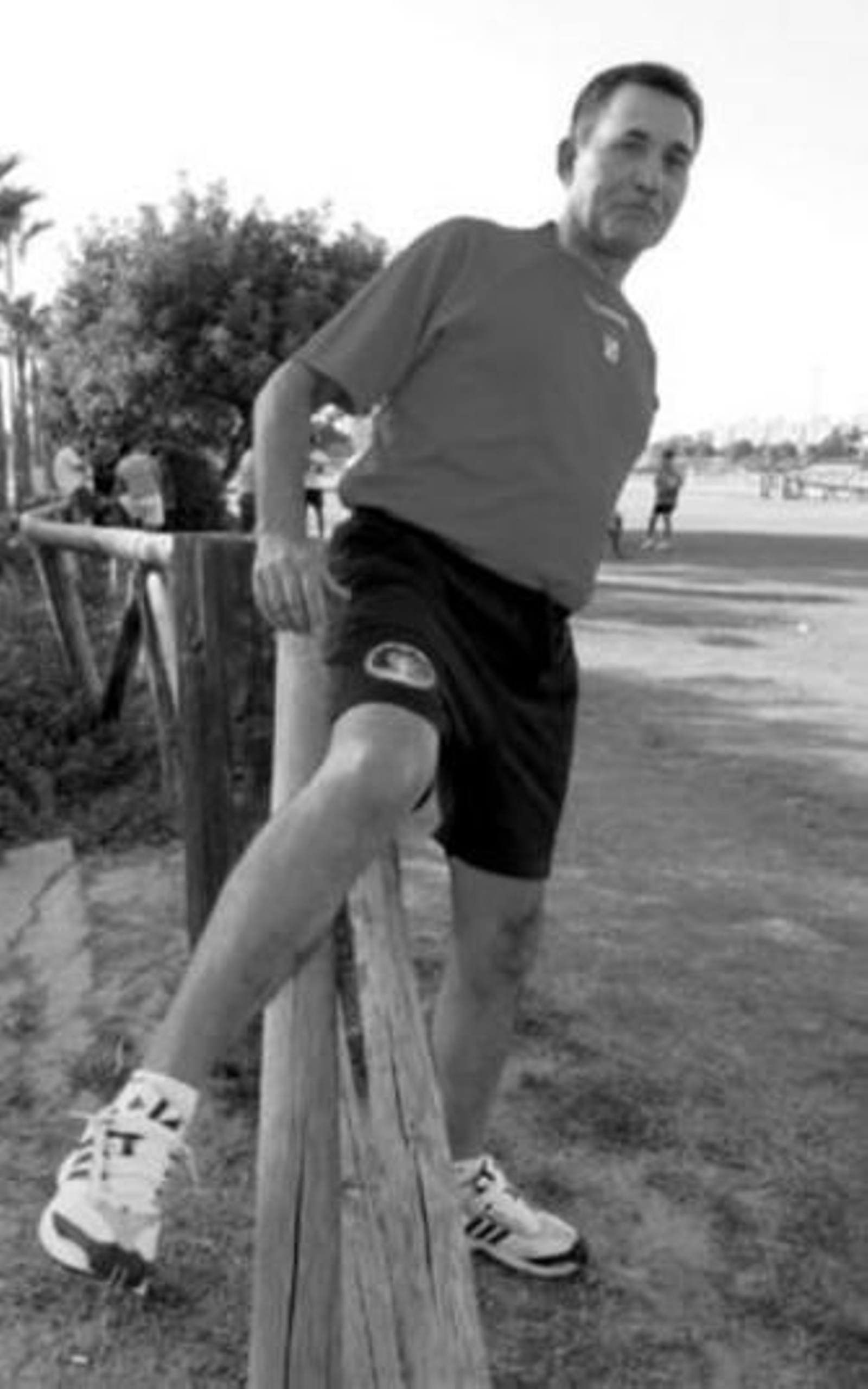 Domingo Javier Alvarado, entrenador del Xerez B.