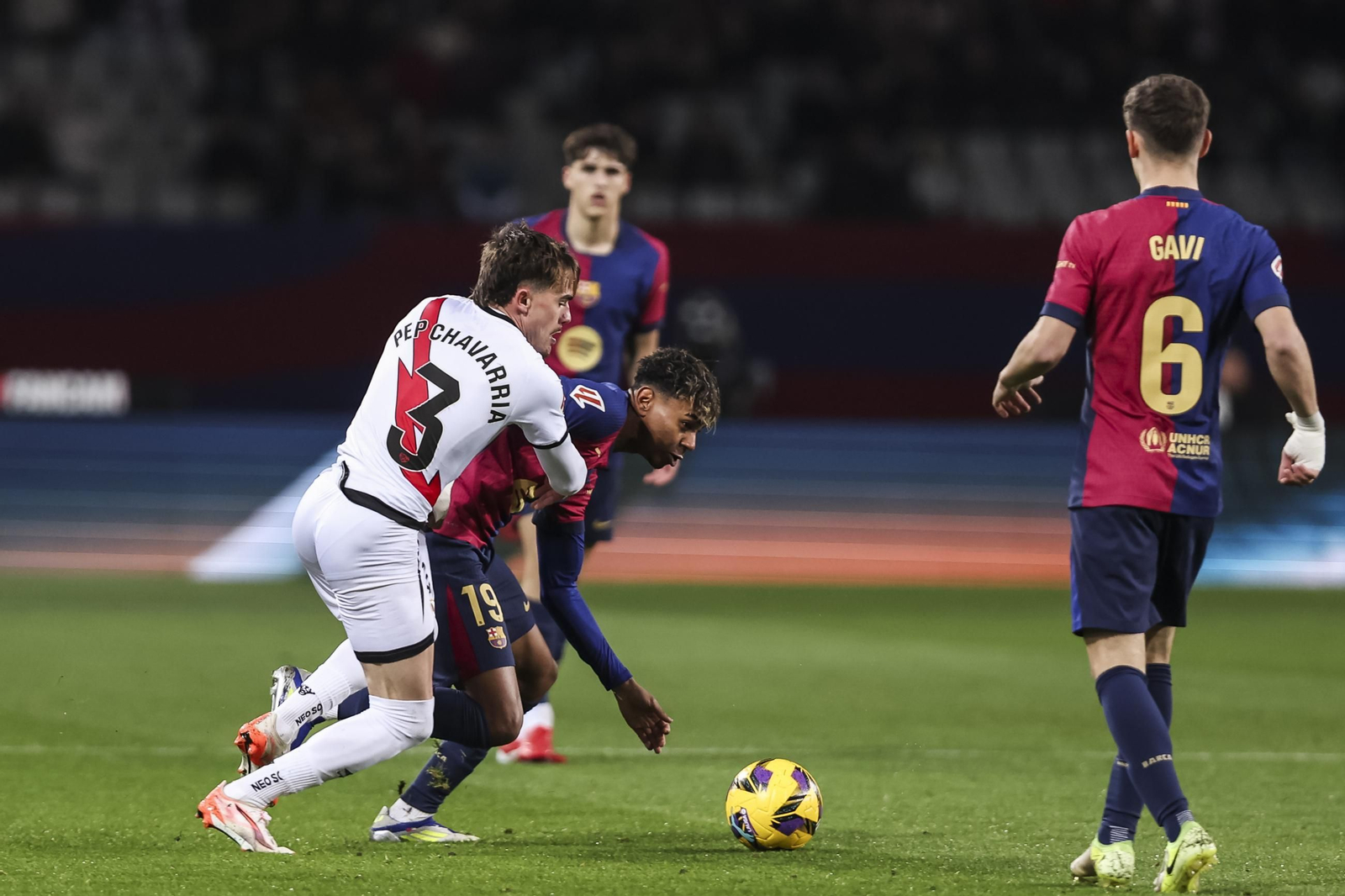 Las fotos del polémico Barcelona - Rayo Vallecano
