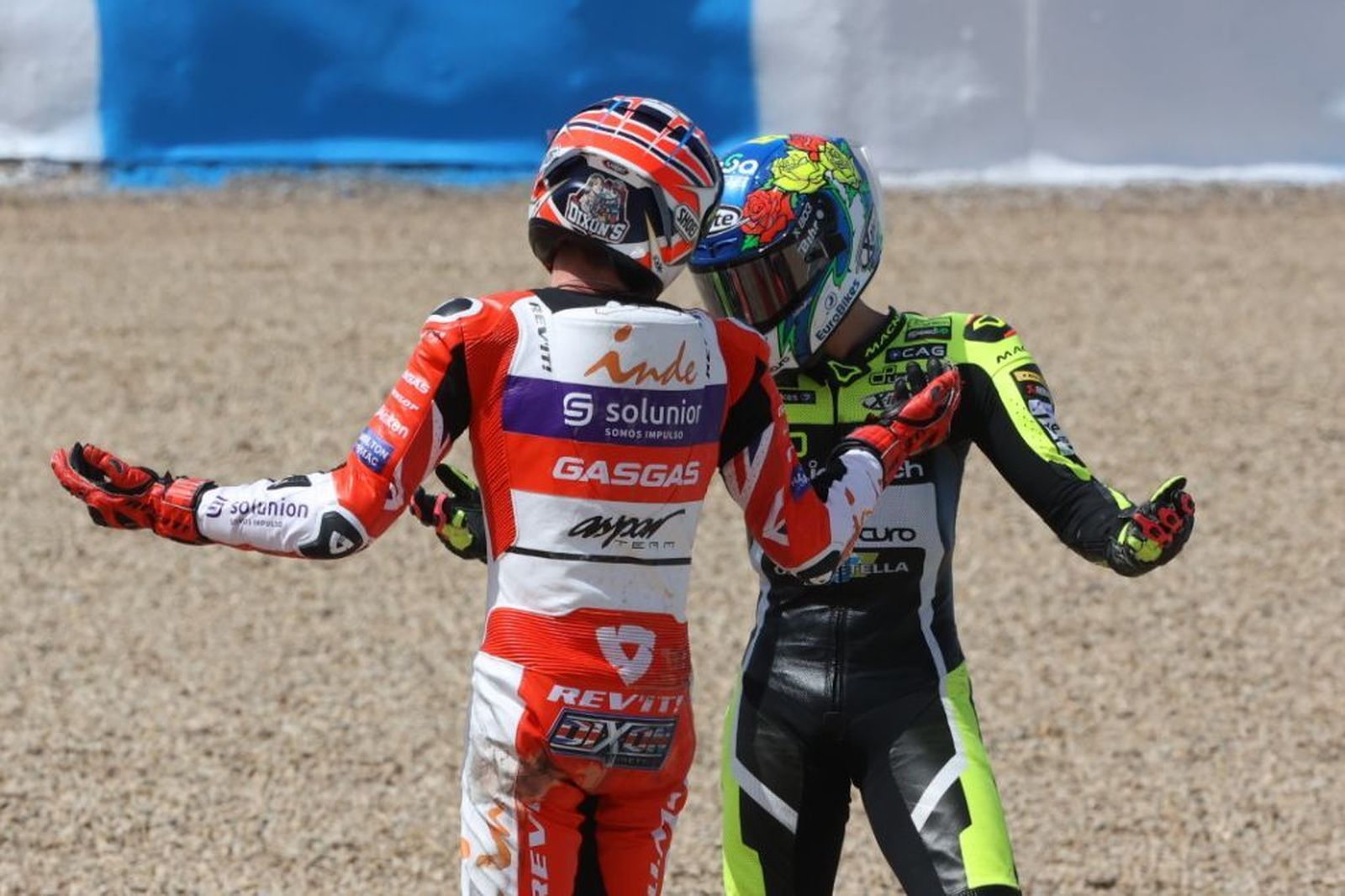 Moto2: Así fue la caída entre Dixon y Aldeguer