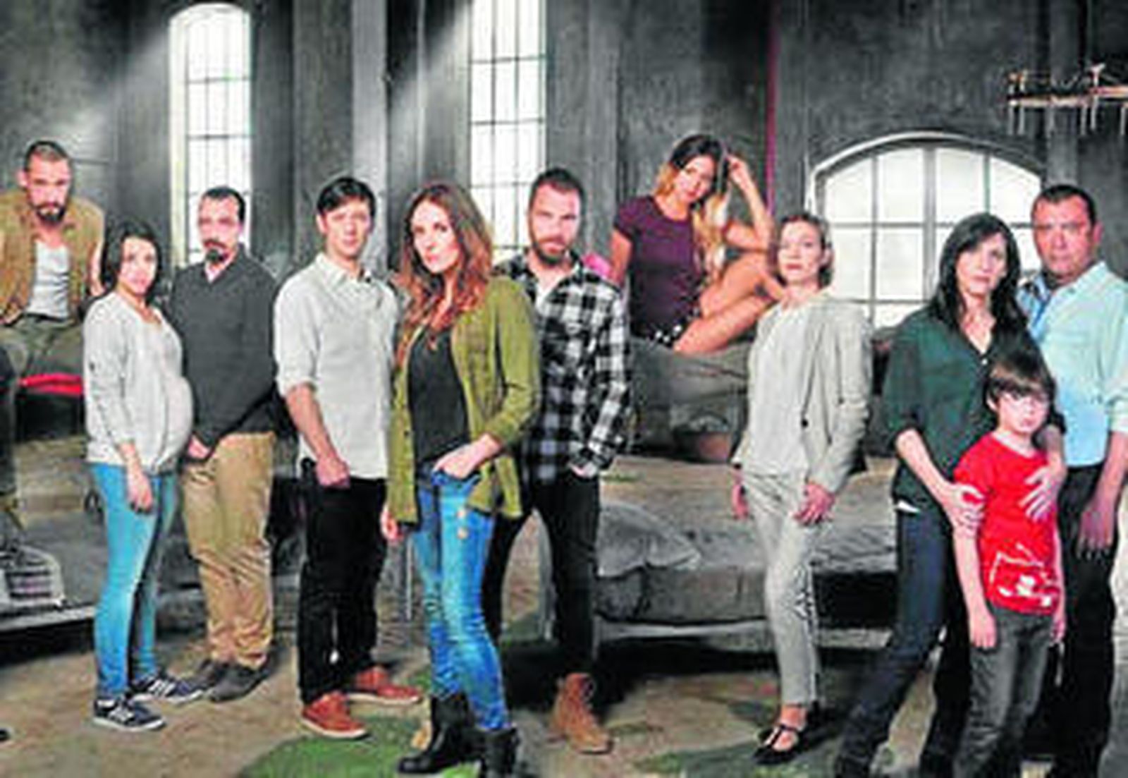 Elenco de 'Rabia', la serie que estrena hoy Cuatro en su franja de 'prime time'.