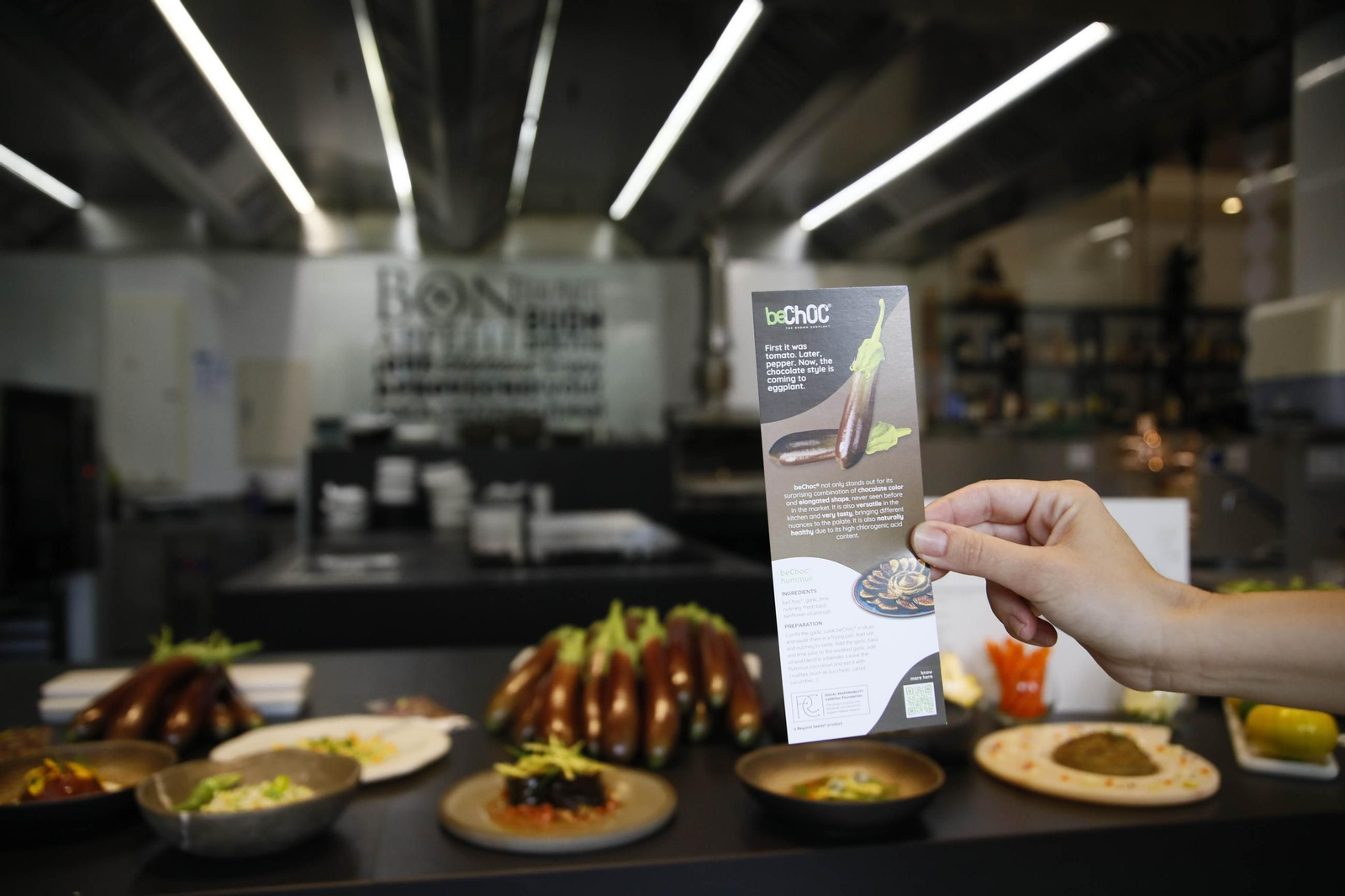 Las imágenes de una nueva variedad de berenjena en Almería