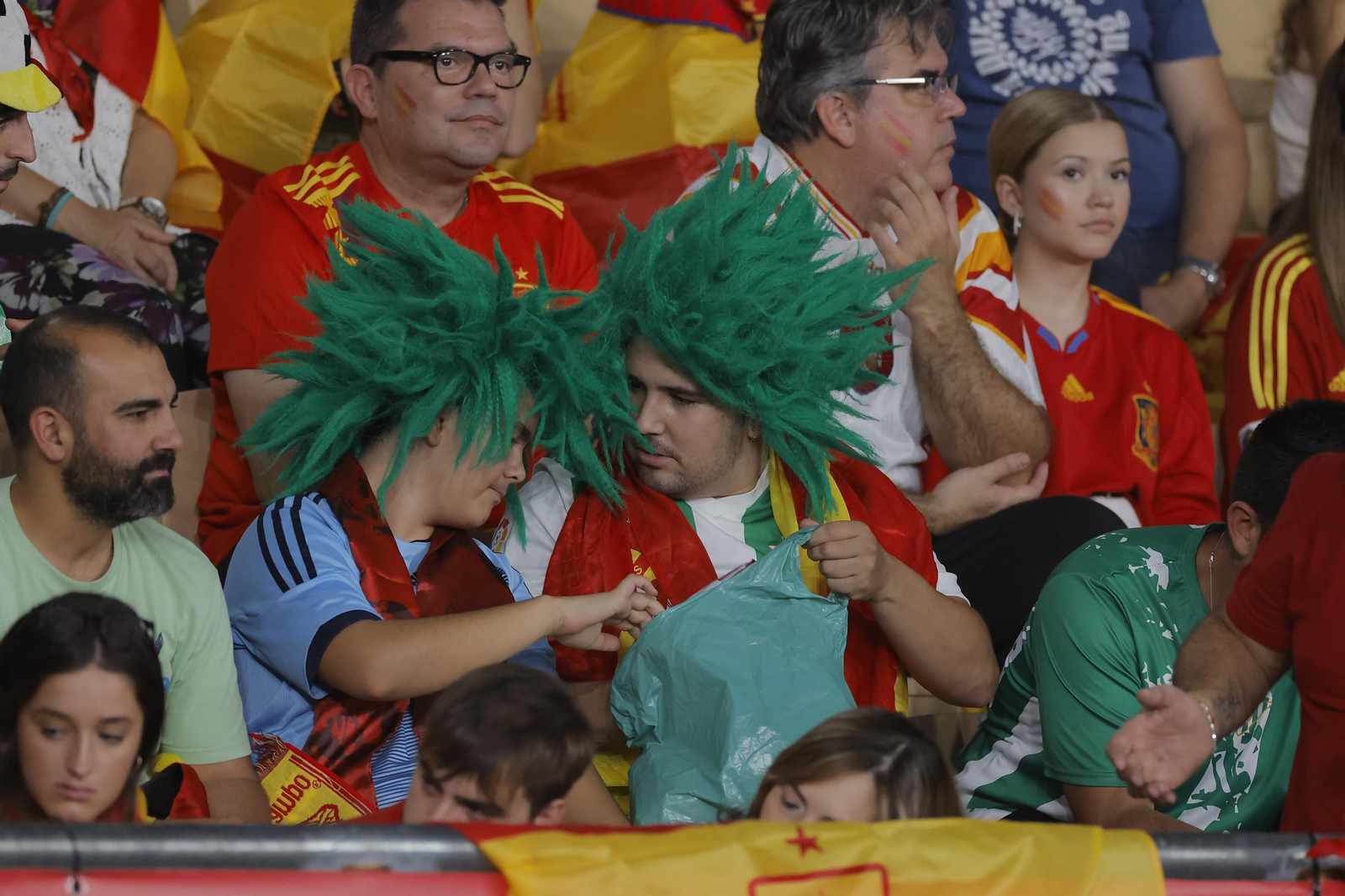 Búscate en las fotos del España-Escocia