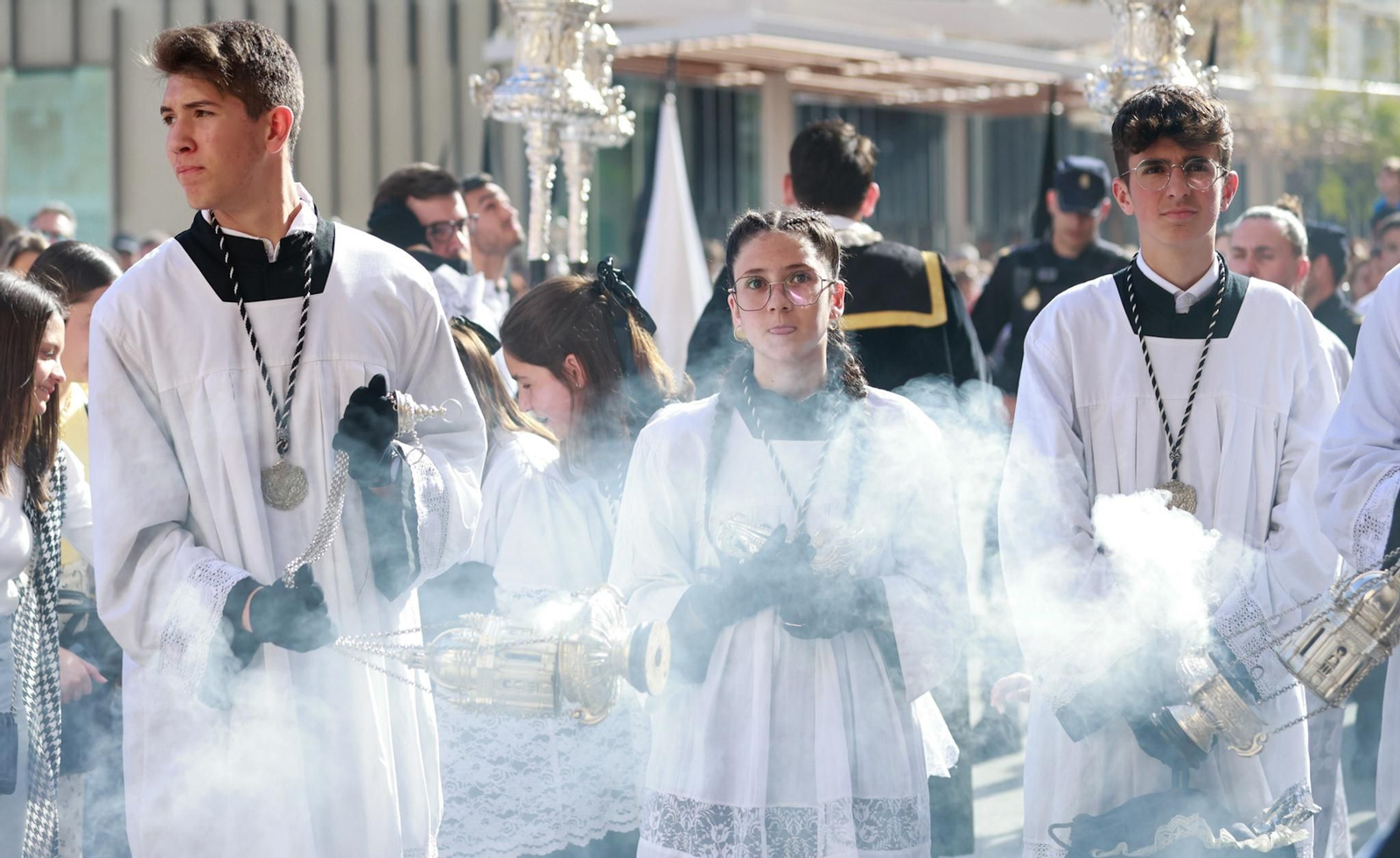 Dolores del Puente en el Lunes Santo de Málaga 2023