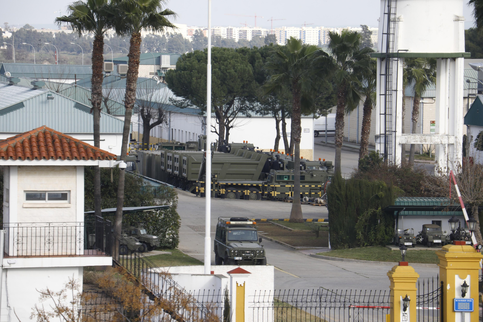 Parque y Centro de Mantenimiento de Vehículos de Rueda del Ejército de Tierra en El Higuerón.