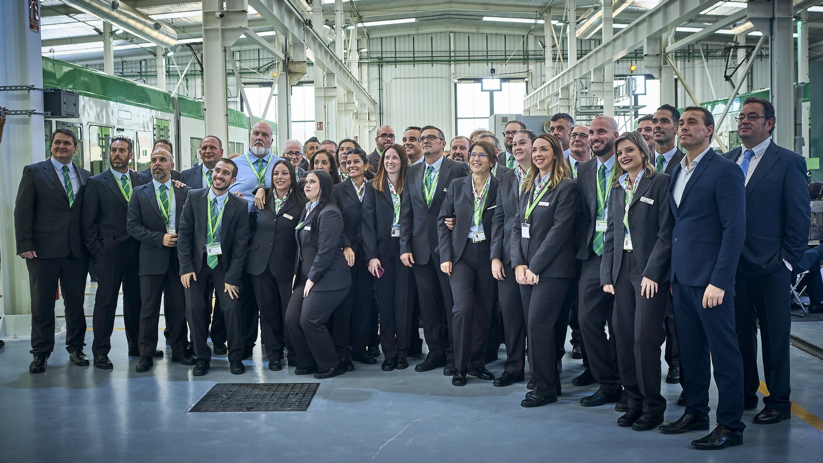 Viaje inaugural del tranvía Cádiz - Chiclana