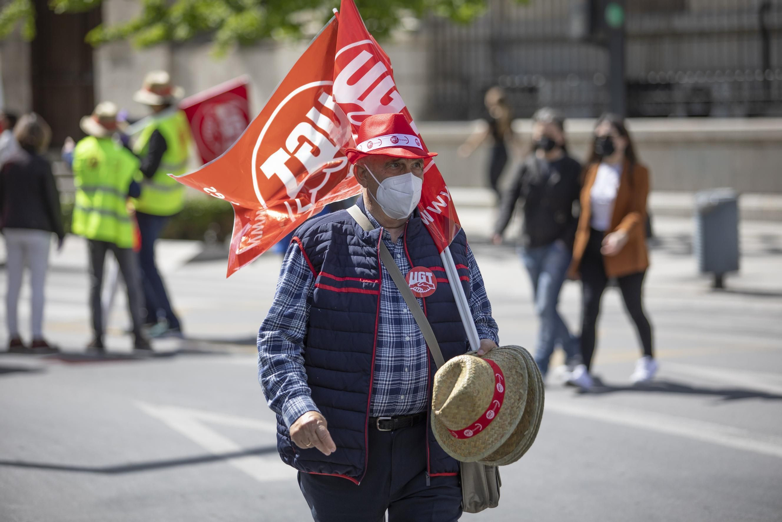 Fotos: Manifestación del 1º de Mayo en Granada