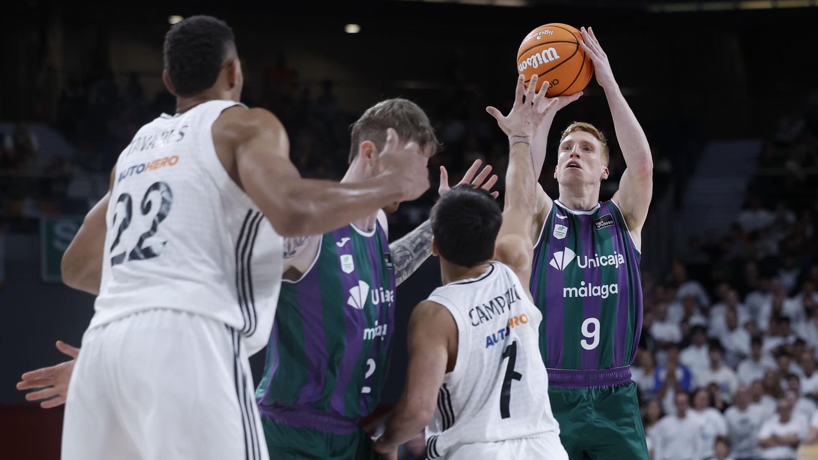 El Real Madrid-Unicaja, en fotos