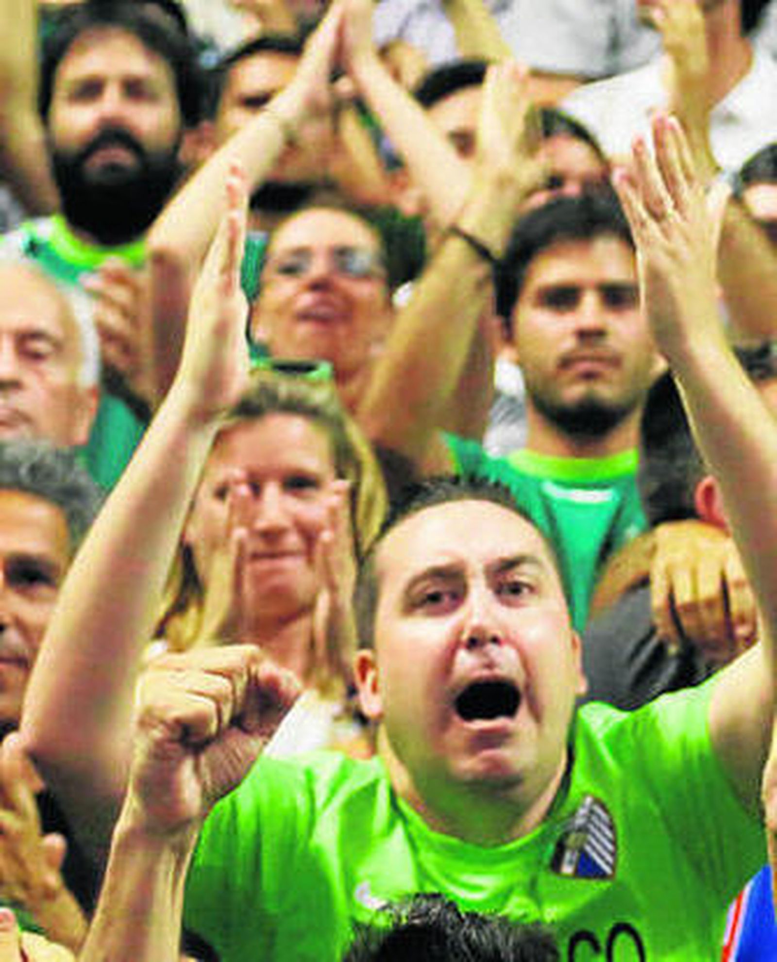 Afición del Unicaja.