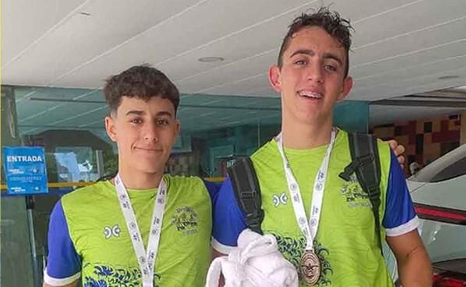 José Mari y Álvaro, del Fusión Colombino Lepe. José Mari y Álvaro, del Fusión Colombino Lepe.
