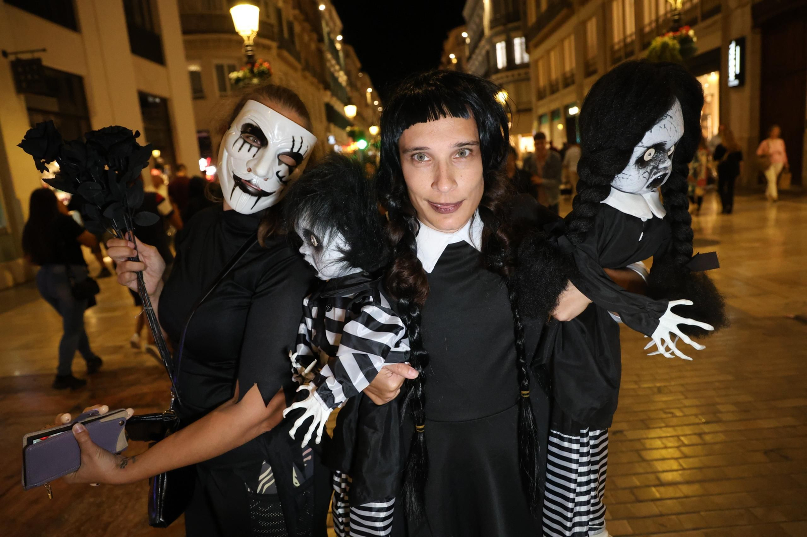 La noche de Halloween en Málaga, en imágenes