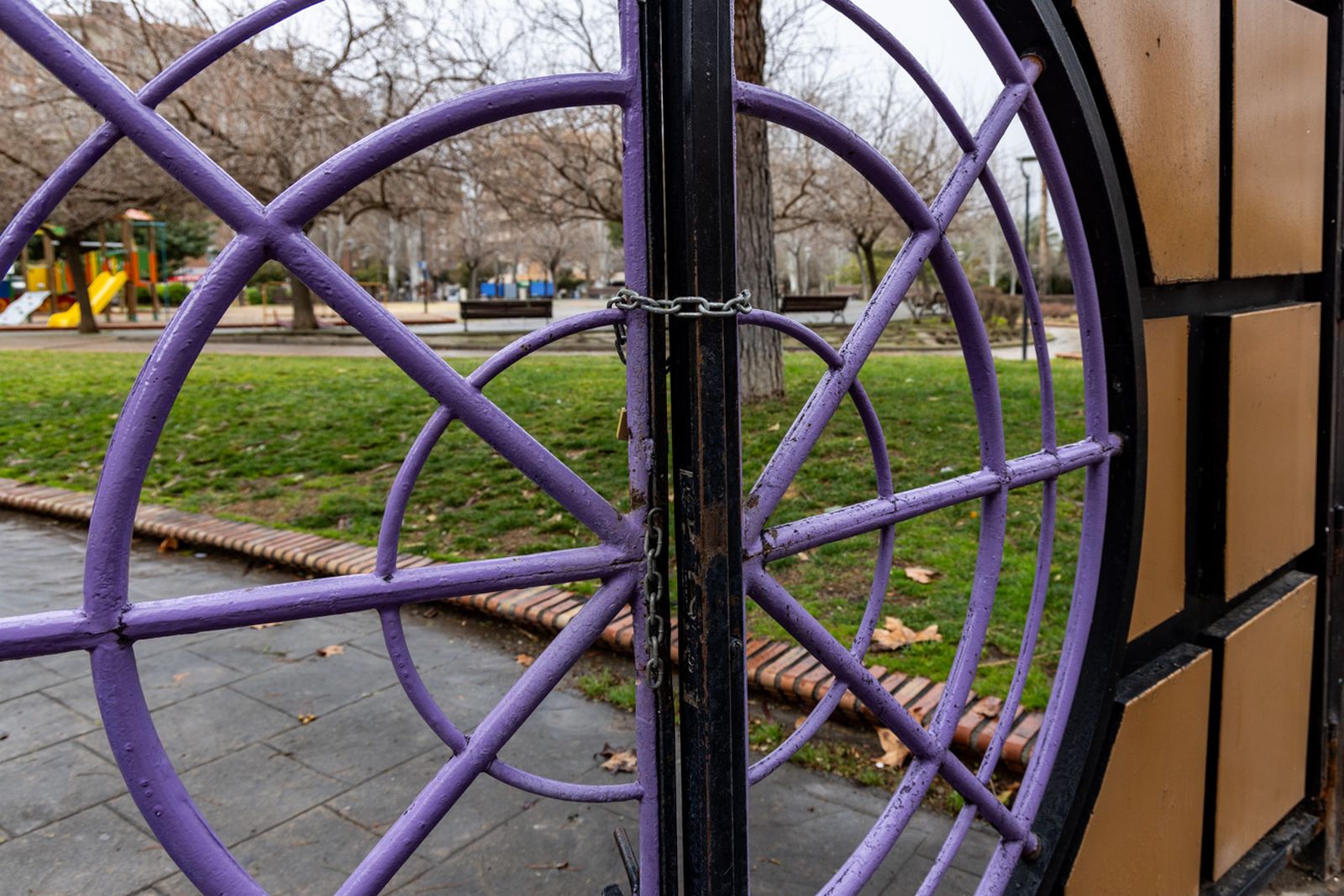 Parques cerrados por el temporal
