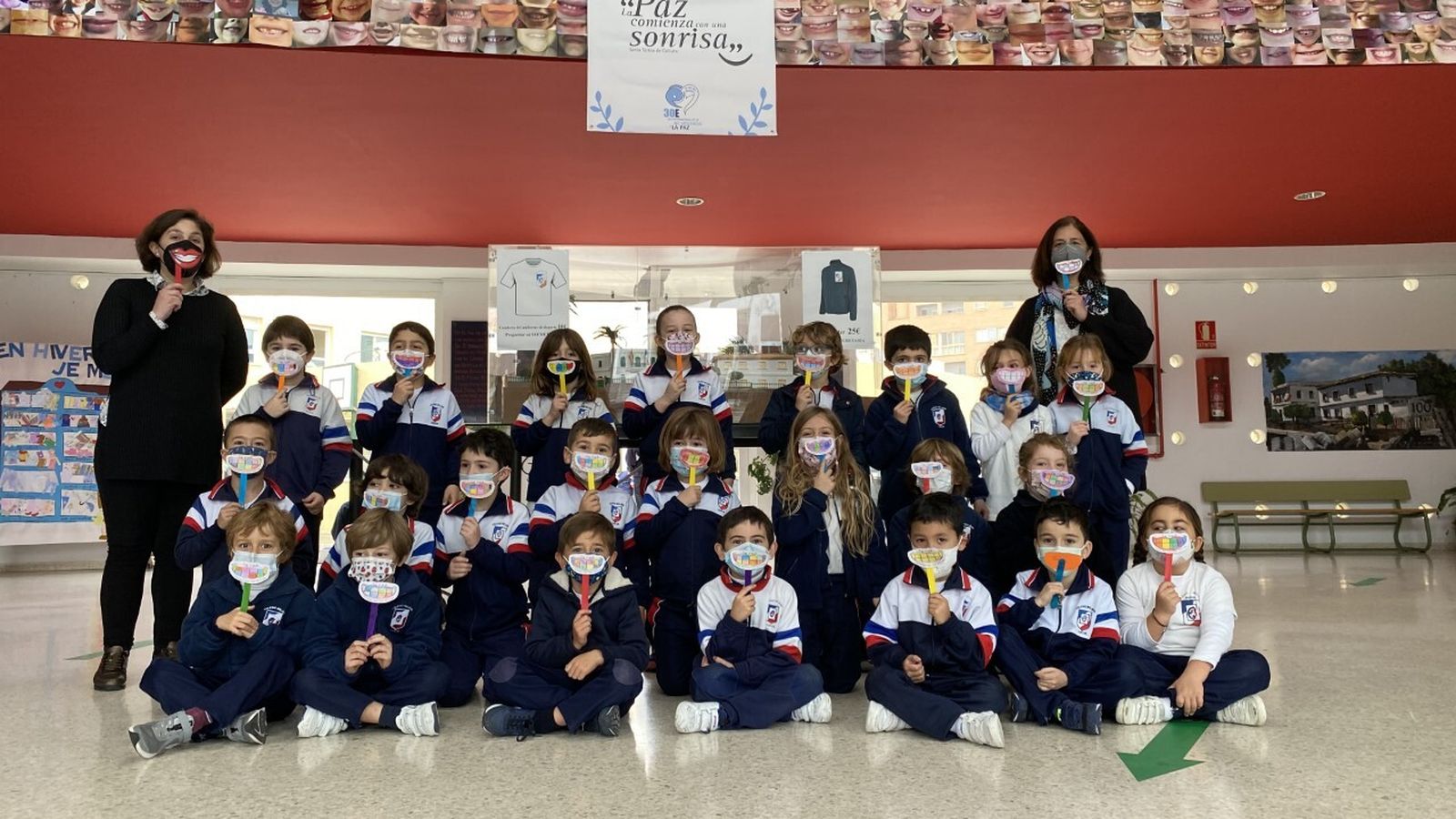 Alunos del colegio Molière.