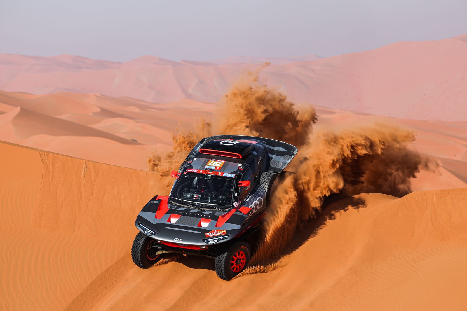 Las mejores fotos del Dakar por las dunas