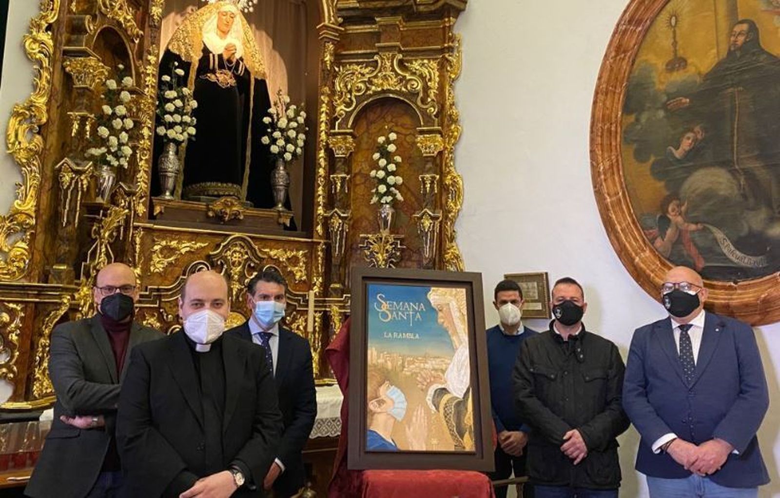 Presentación del cartel de la Semana Santa 2021 de La Rambla.