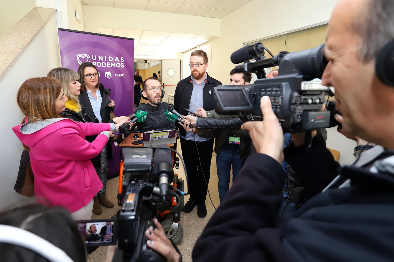 Pablo Echenique en un acto en Huelva, en una imagen de archivo.