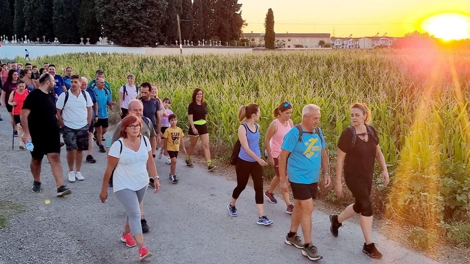 Cúllar Vega organiza una jornada de senderismo nocturno por el secano