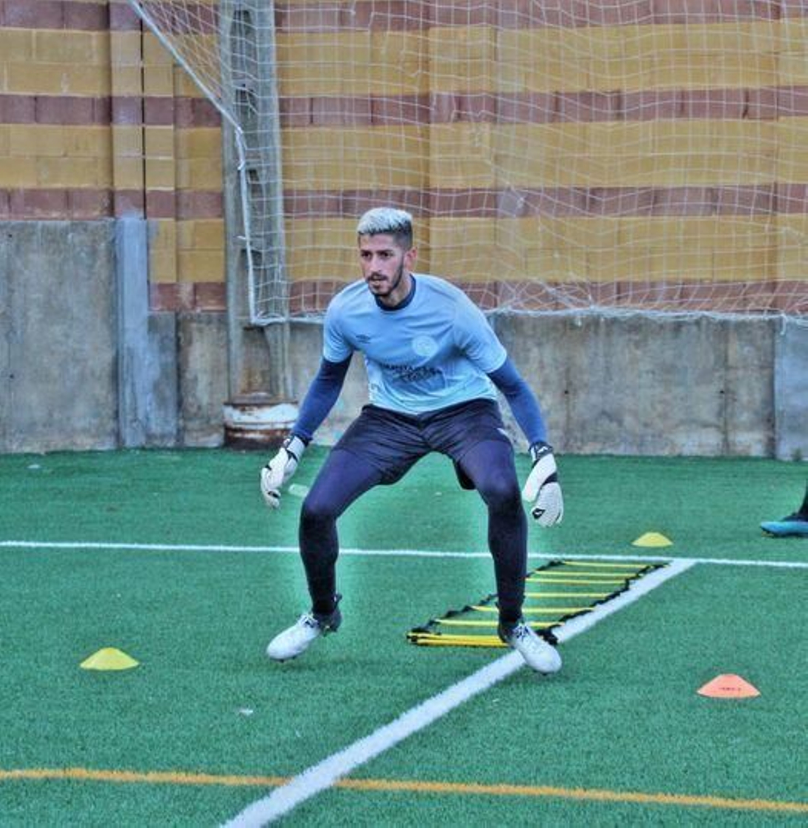 Jesús Godino, durante un entrenamiento