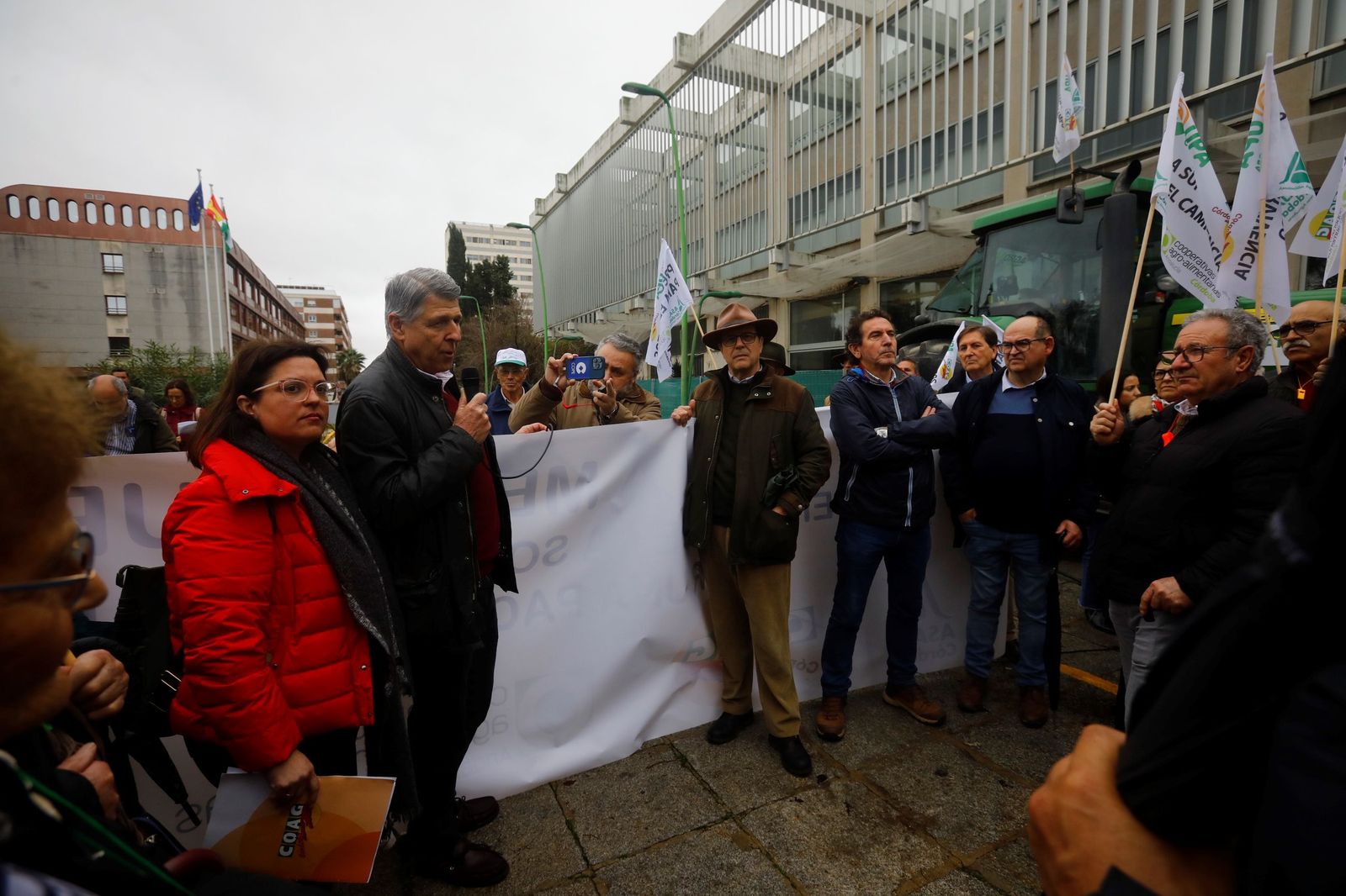 La protesta de los agricultores y ganaderos de Córdoba contra el acuerdo con Mercosur