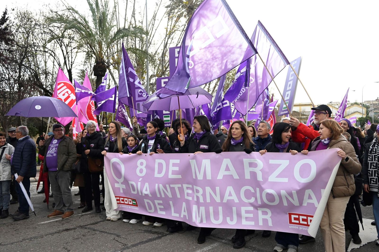 La manifestación del 8M en Córdoba, en imágenes