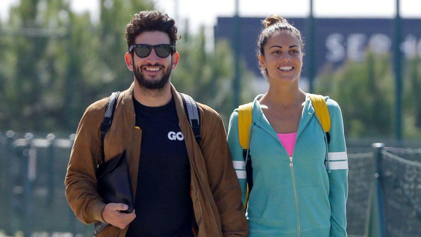 Lara y Dani Miralles, cuando salían juntos.