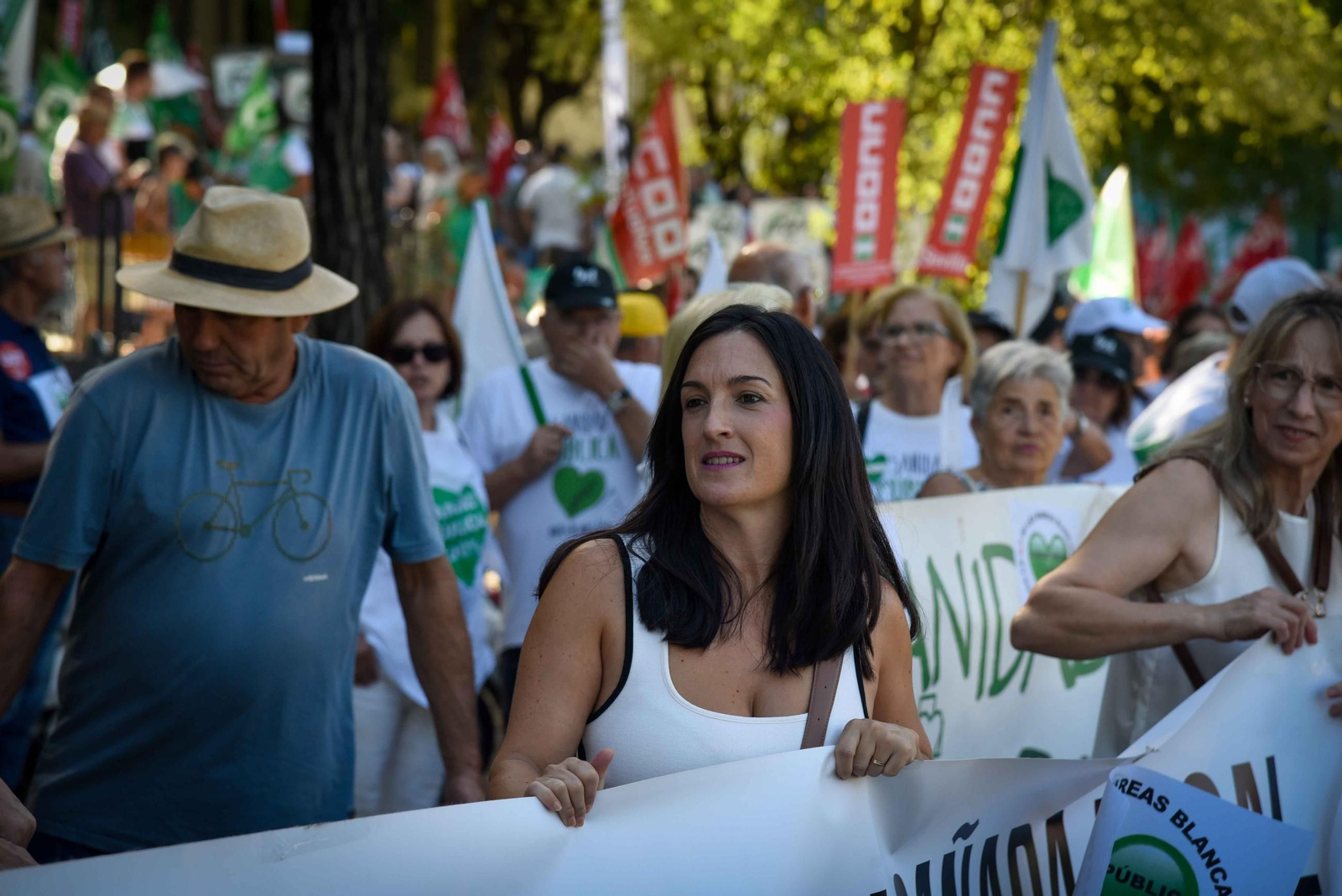 Protesta por la sanidad pública en Andalucía