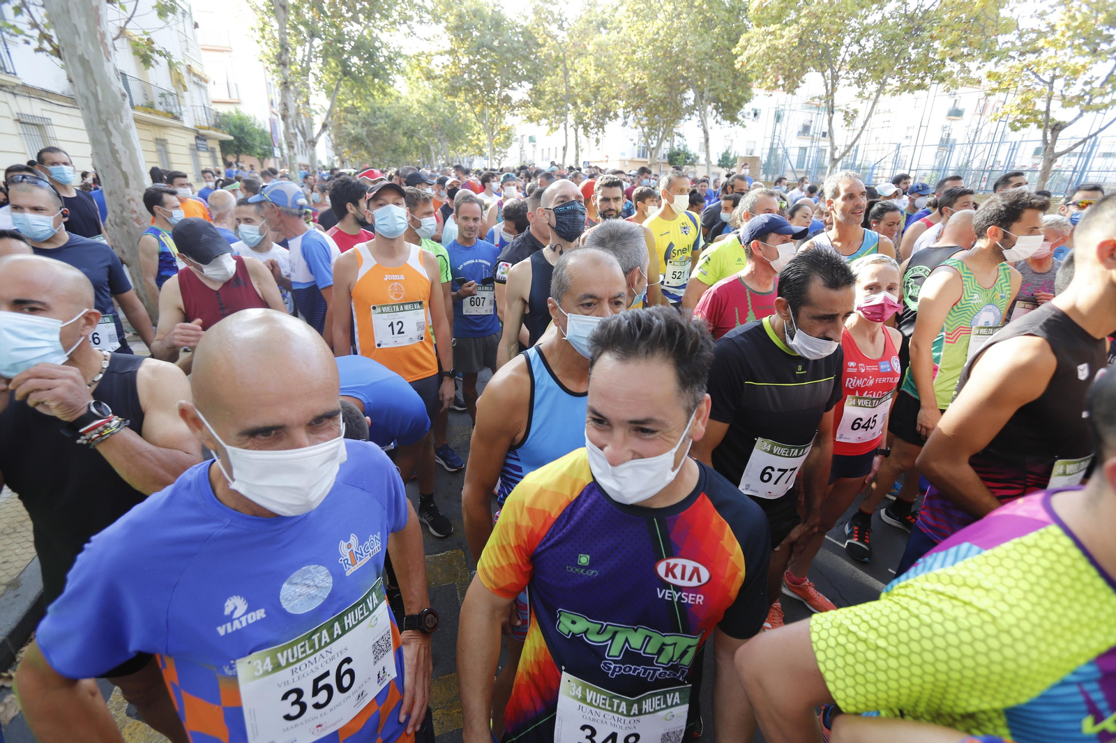 Las imágenes de la vuelta a Huelva de atletismo