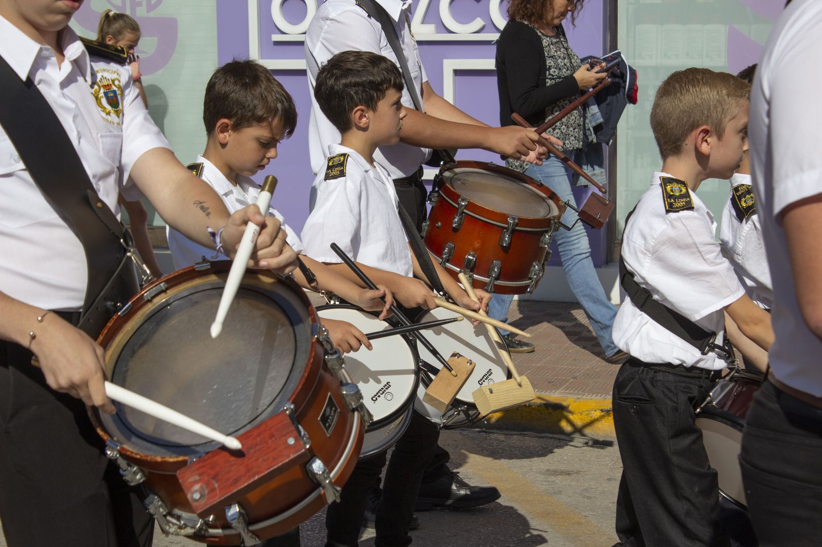 Fotos de la procesión de María Auxiliadora en La Línea de la Concepción
