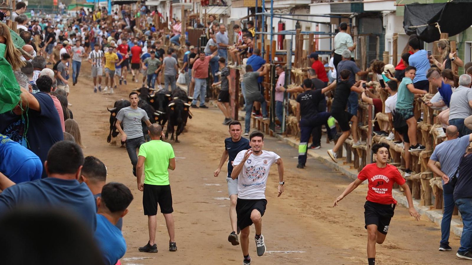 Imagen de las fiestas patronales de San Juan del Puerto, este martes. Imagen de las fiestas patronales de San Juan del Puerto, este martes.