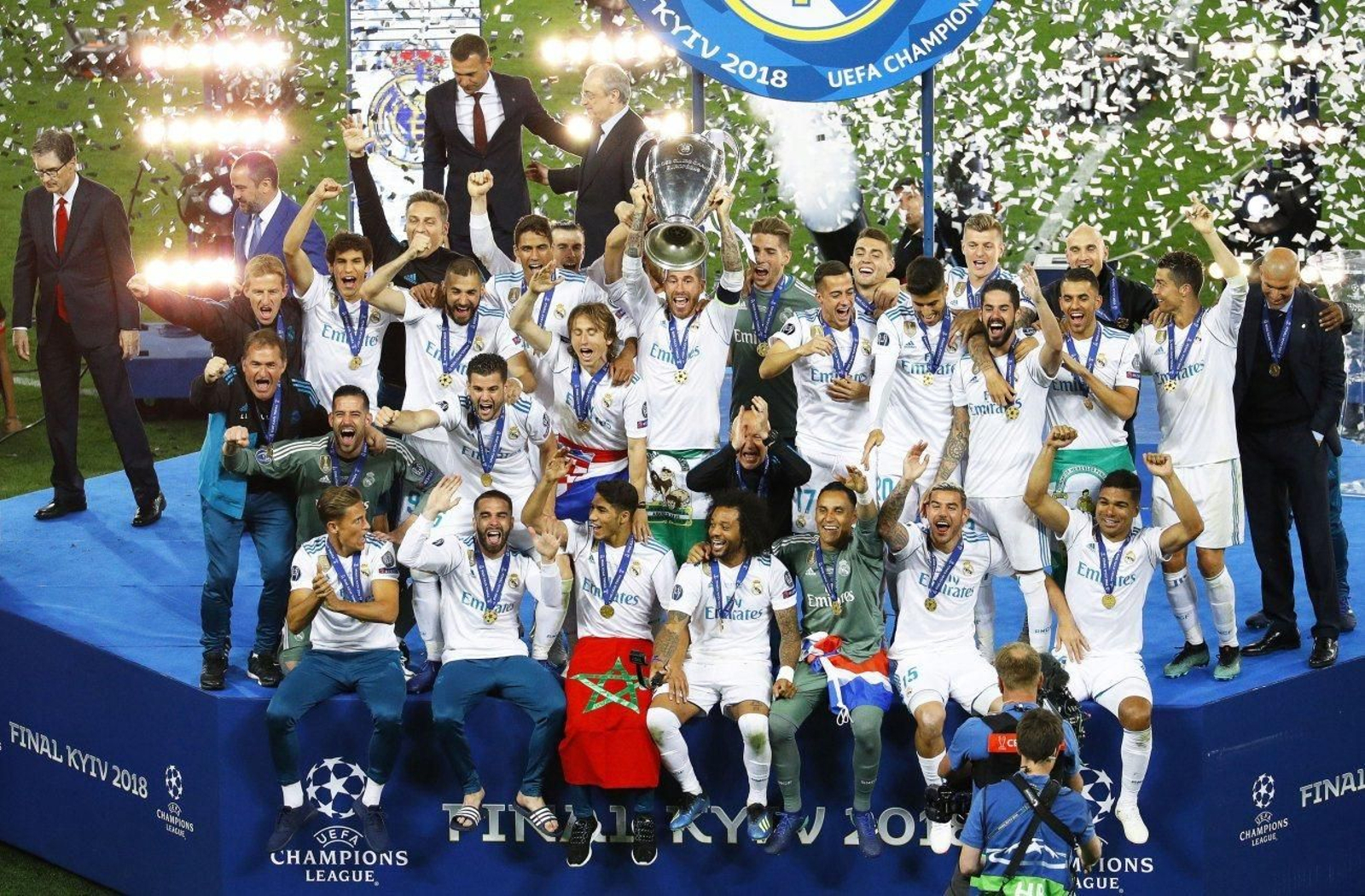 Las imágenes de la final de la Champions en Kiev