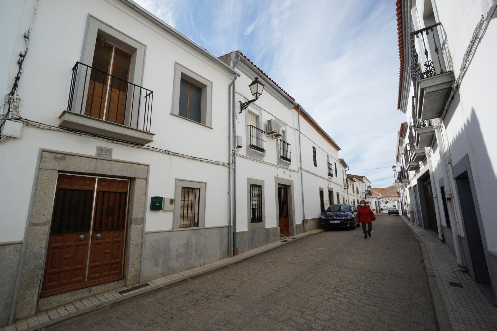 Una calle de Fuente La Lancha, el municipio más pequeño de Córdoba.